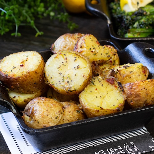 Greek Lemon Skillet Potatoes – Catering Jimmy's Famous Seafood